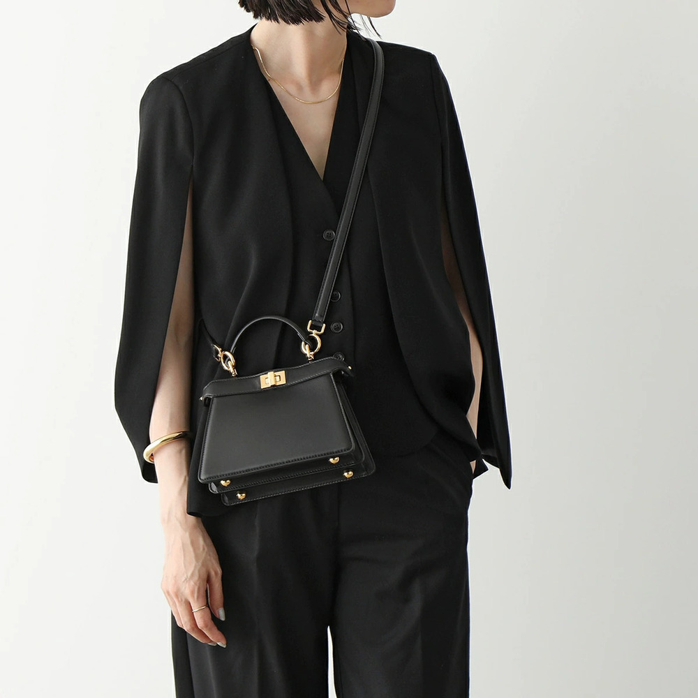 Fendi PEEKABOO ISee U handbag ABVE shoulder bag leather - Picture 4 of 8
